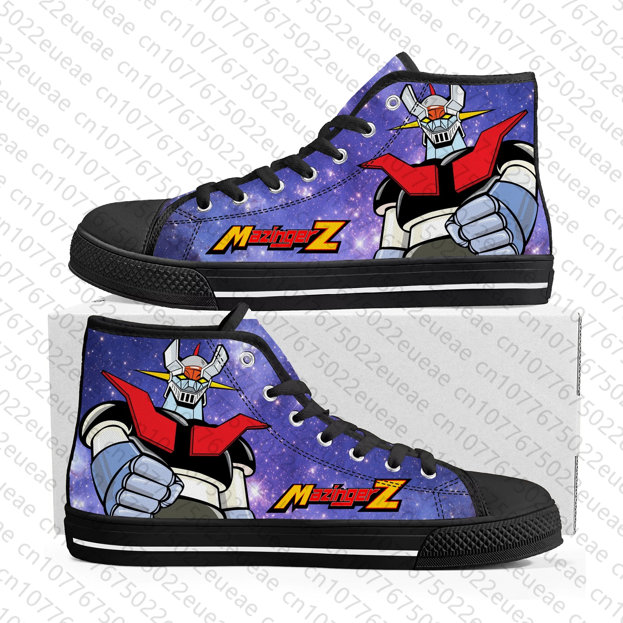 Высокие кроссовки унисекс Mazinger Z, мультяшный Рисунок Аниме, повседневная обувь для пары, холщовые кроссовки для подростков, на заказ
Высокие кроссовки унисекс Mazinger Z, мультяшный Рисунок Аниме, повседневная обувь для пары, холщовые кроссовки для подростков, на заказ