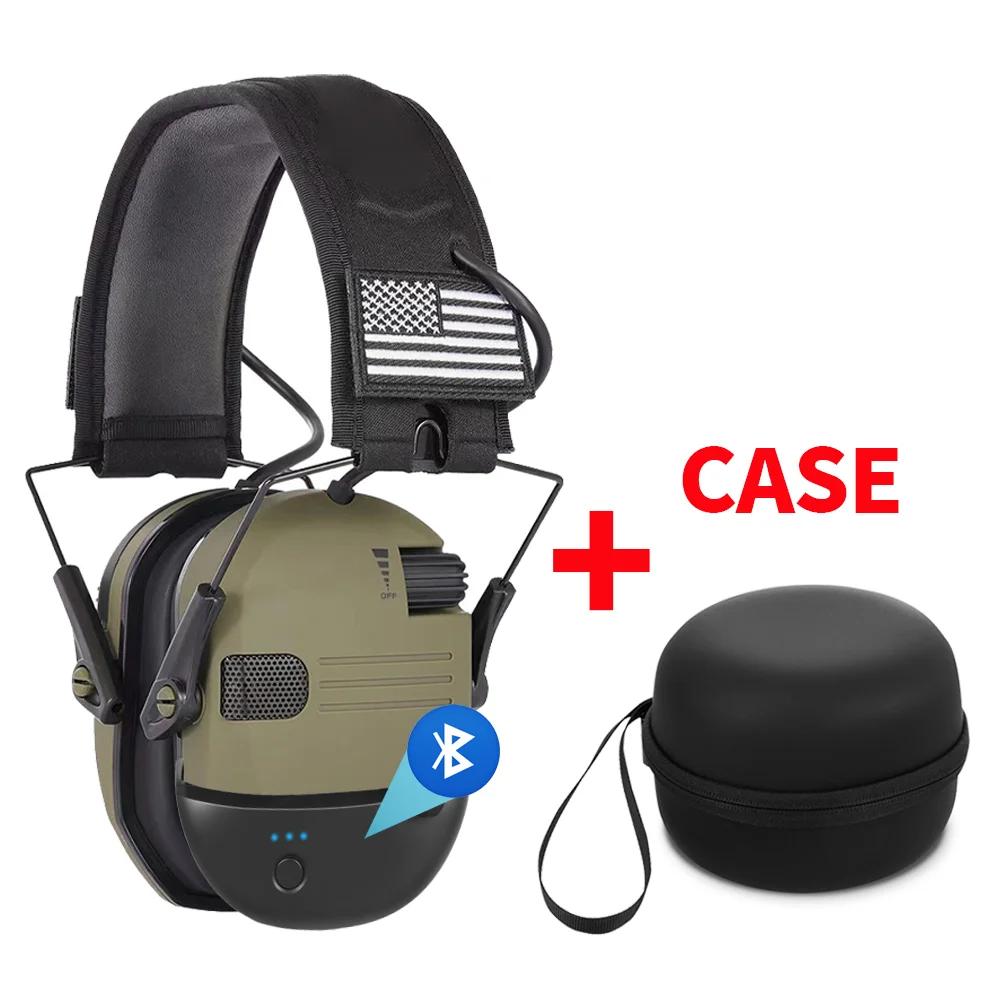 Electronic Hunting Noise-Canceling Earmuff Tactical Active Hearing Protection Headset Sound Pickup Headphone NRR 23dB
Electronic Hunting Noise-Canceling Earmuff Tactical Active Hearing Protection Headset Sound Pickup Headphone NRR 23dB