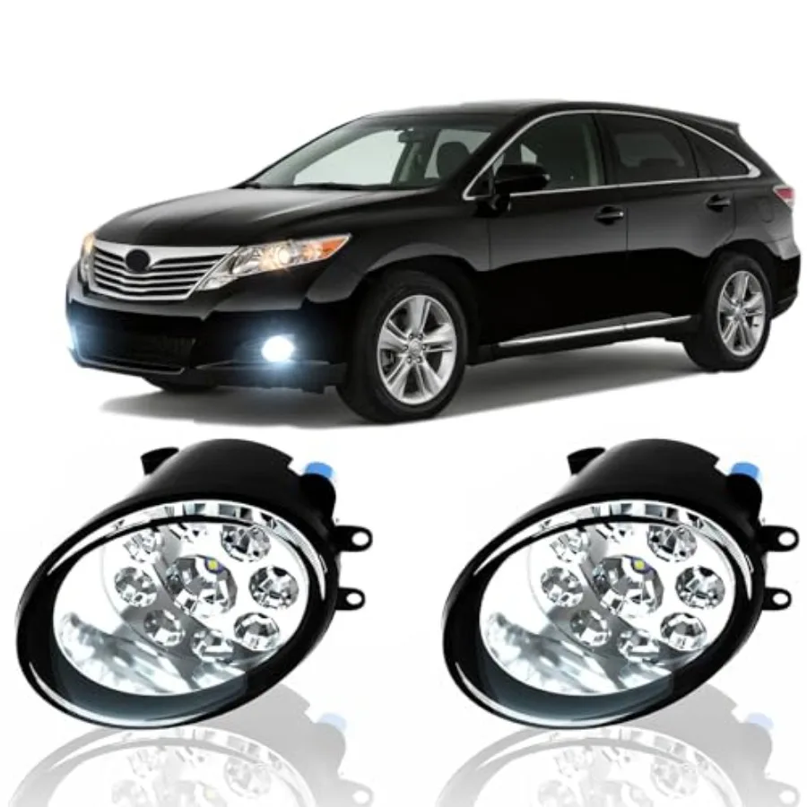 LED Fog Light For TOYOTA Venza 2009-2015 Replacement Front Bumper Lamp, 6000k White, Pack of 2
LED Fog Light For TOYOTA Venza 2009-2015 Replacement Front Bumper Lamp, 6000k White, Pack of 2
