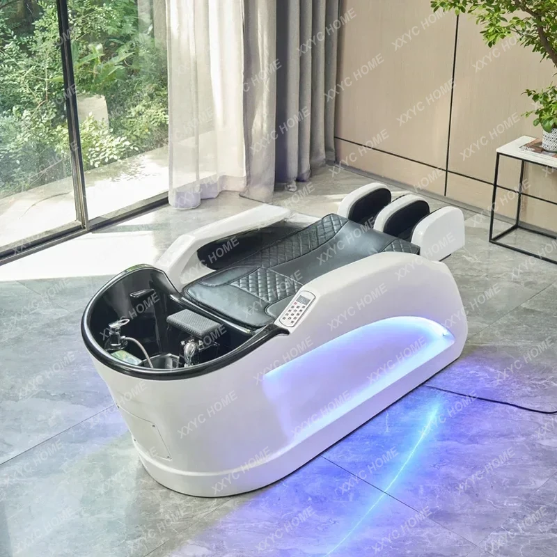 Reclining White Shampoo Chair Beauty Salon Air Wash Luxury Washing Hair Shampoo Chair Barber Beauty Aesthetic Furniture GY50GP
Reclining White Shampoo Chair Beauty Salon Air Wash Luxury Washing Hair Shampoo Chair Barber Beauty Aesthetic Furniture GY50GP