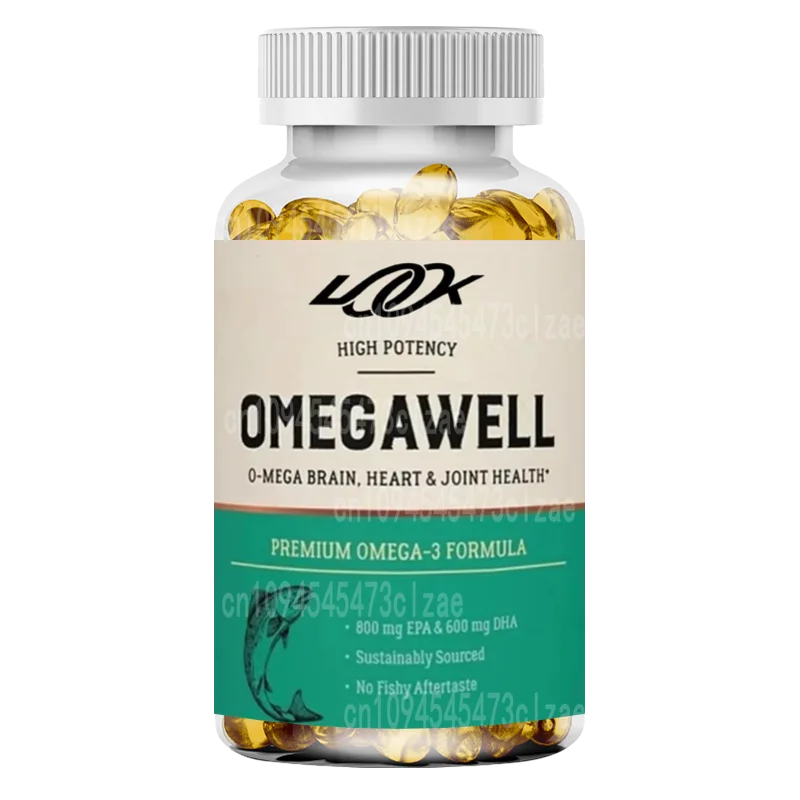 Omega 3 Fish Oil 60 капсул Вегетарианские мягкие капсулы: поддержка сердца, мозга и суставов 800 мг EPA 600 мг DHA с натуральным лимонным маслом
Omega 3 Fish Oil 60 капсул Вегетарианские мягкие капсулы: поддержка сердца, мозга и суставов 800 мг EPA 600 мг DHA с натуральным лимонным маслом