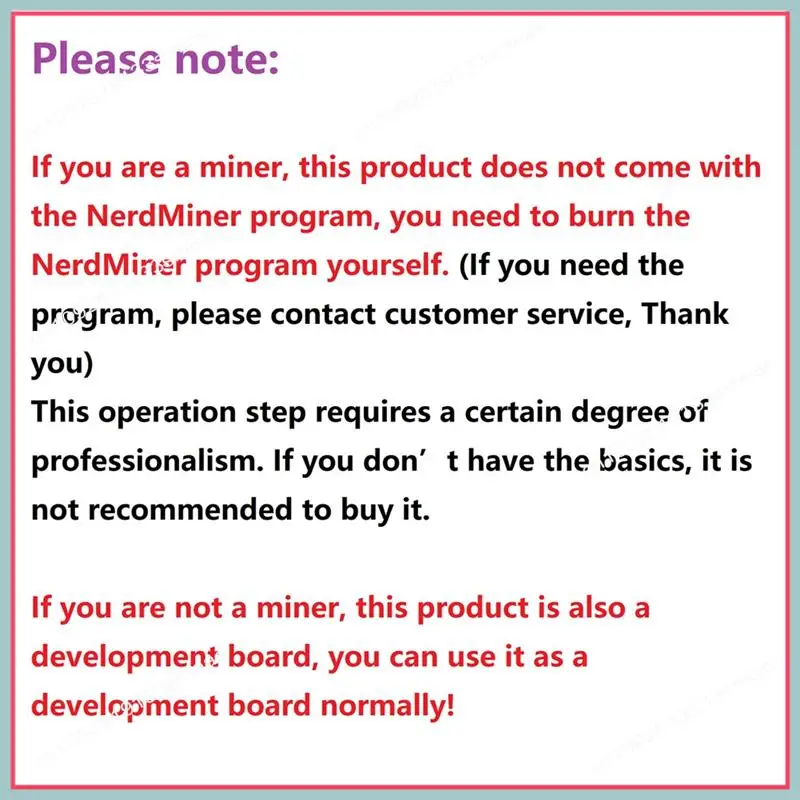 N94R Nerdminer T-QT ESP32S3 GC9A01 0,85-дюймовый ЖК-модуль, сварочная игла для биткойн Solo Lottery Miner BTC Miner S3FN8
N94R Nerdminer T-QT ESP32S3 GC9A01 0,85-дюймовый ЖК-модуль, сварочная игла для биткойн Solo Lottery Miner BTC Miner S3FN8