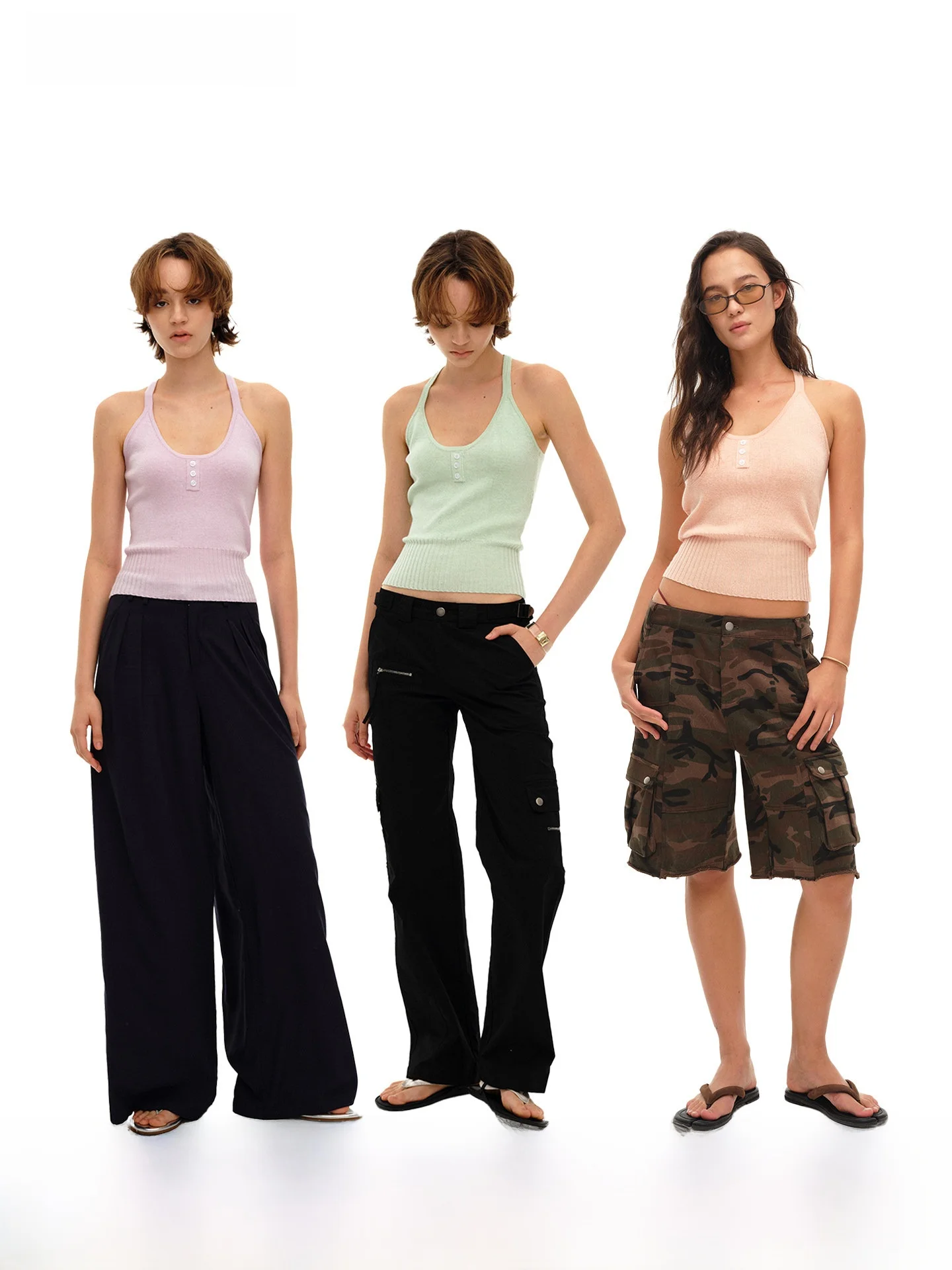 Gowireless Silk Blend Knitted Crop Top Women's U-Neck Workwear Style Waist-Cinching Vest Strap Summer Fashion Ladies' Wear
Gowireless Silk Blend Knitted Crop Top Women's U-Neck Workwear Style Waist-Cinching Vest Strap Summer Fashion Ladies' Wear