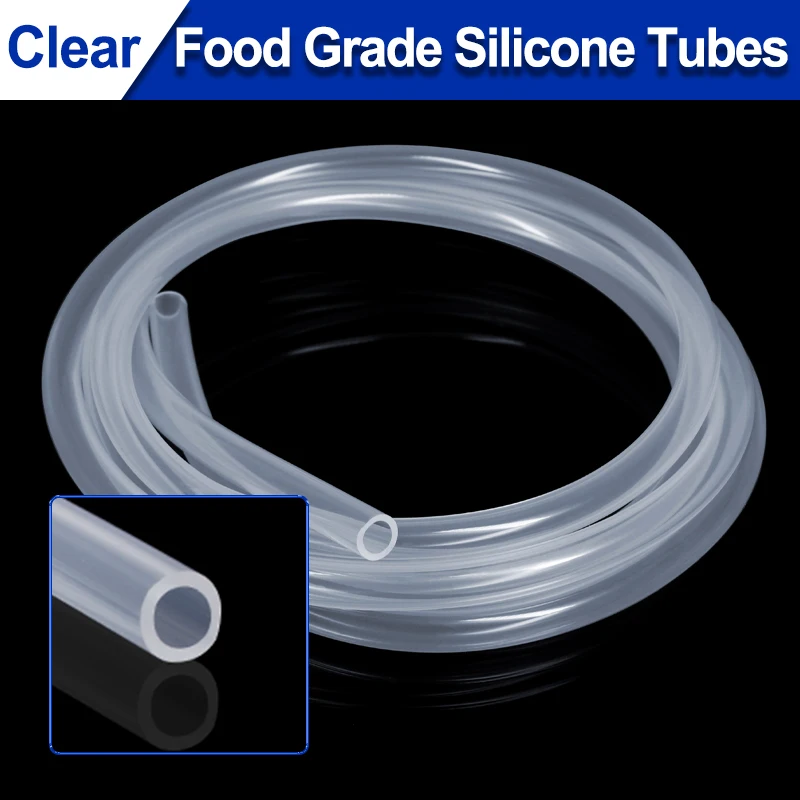 Transparent Food Grade Silicone Tube Flexible Rubber Hose Aquarium Air Irrigation Pipes Water Connector Garden Hoses 1meters
Transparent Food Grade Silicone Tube Flexible Rubber Hose Aquarium Air Irrigation Pipes Water Connector Garden Hoses 1meters