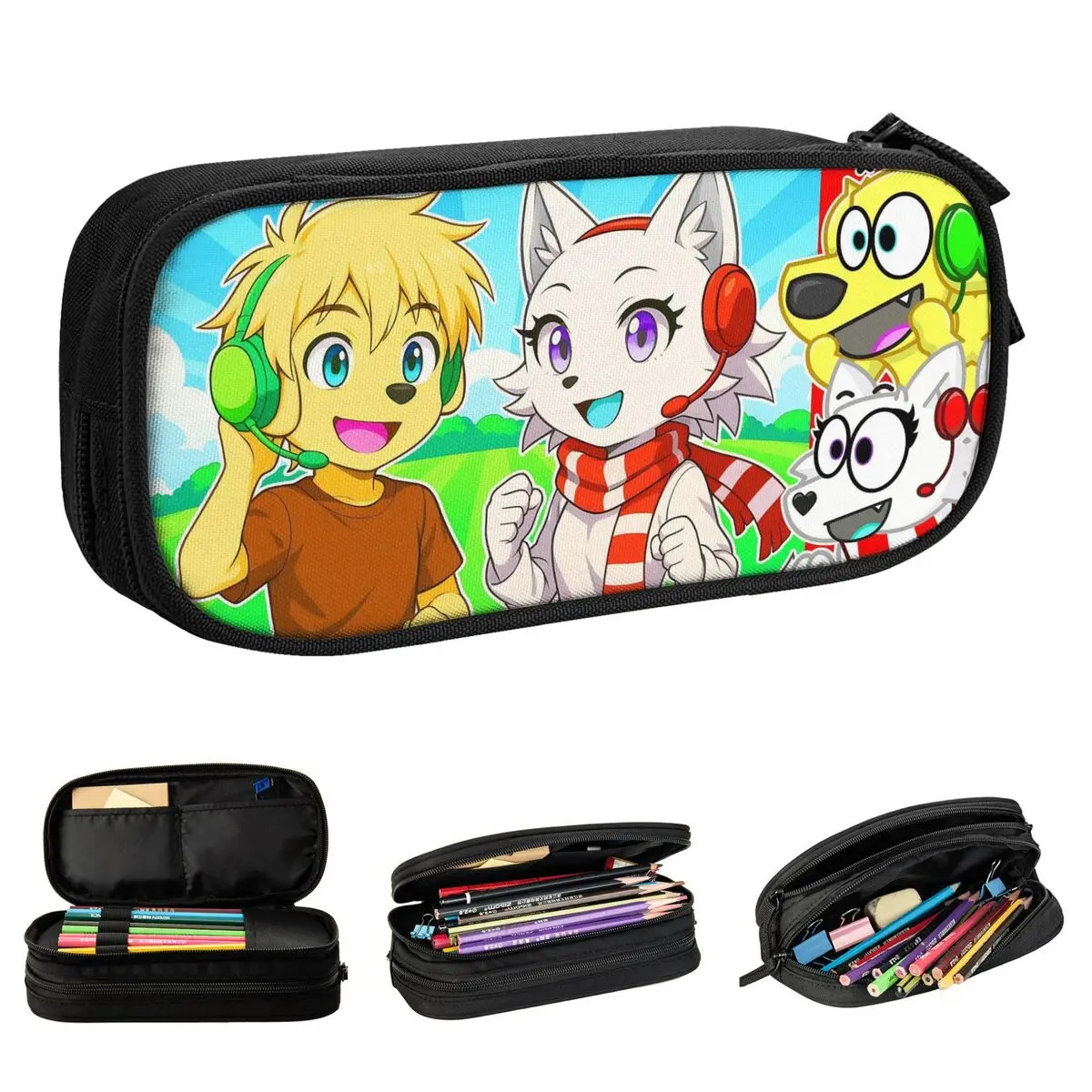 Fashion Tylers And Snowi Gaming Pencil Cases Game Anime Pencilcases Pen Box for Student Bags School Supplies Gifts Stationery
Fashion Tylers And Snowi Gaming Pencil Cases Game Anime Pencilcases Pen Box for Student Bags School Supplies Gifts Stationery