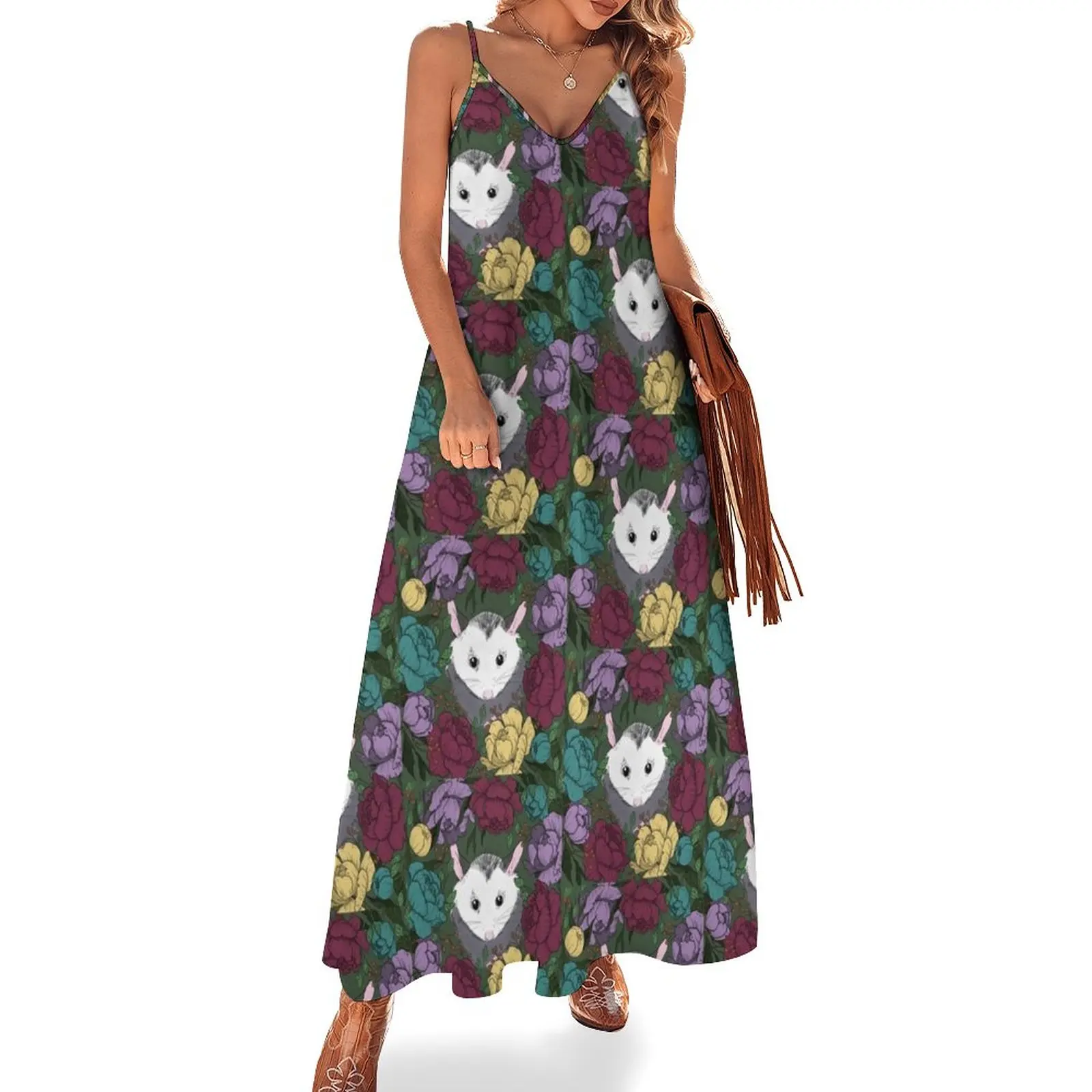 Possum in Flowers Sleeveless Dress Dress women dress for women 2024 clothes for woman chic and elegant evening
Possum in Flowers Sleeveless Dress Dress women dress for women 2024 clothes for woman chic and elegant evening