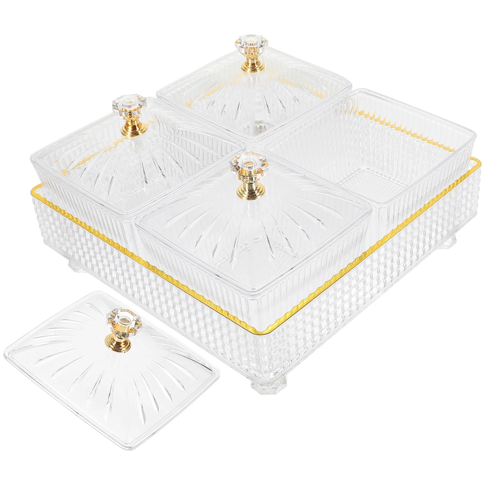 Snack Platter Dry Fruit Tray Dried Plates Divided Veggie Serving Bowls Storage Food Dish KTV Container Home Practical Premium
Snack Platter Dry Fruit Tray Dried Plates Divided Veggie Serving Bowls Storage Food Dish KTV Container Home Practical Premium