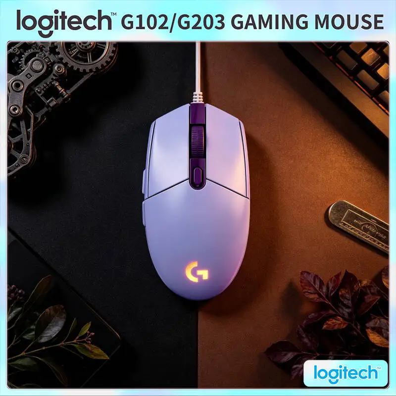 Logitech G102 Prodigy Gaming Mouse, 1ms Report Rate, RGB Lighting, Mechanical Buttons, PC Compatible
Logitech G102 Prodigy Gaming Mouse, 1ms Report Rate, RGB Lighting, Mechanical Buttons, PC Compatible