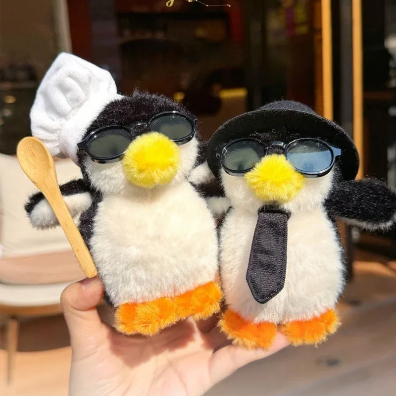 Cute Penguin Plush Keychain Funny Fluffy Penguin Stuffed Animal Chef Gentleman Rockhopper Penguin Plushie for Backpack Charm
Cute Penguin Plush Keychain Funny Fluffy Penguin Stuffed Animal Chef Gentleman Rockhopper Penguin Plushie for Backpack Charm