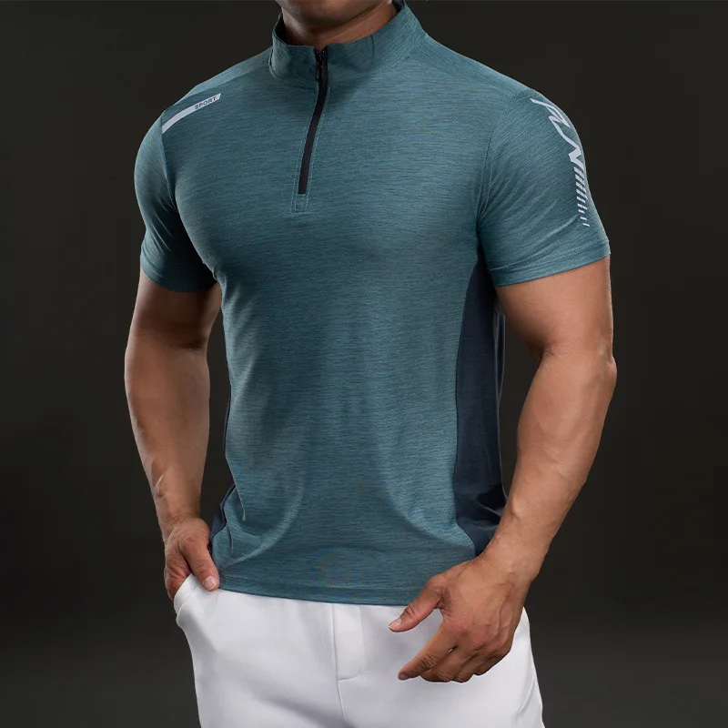 Mens Athletic Stretch T-Shirt Muscle Fit Gym Workout Top Quick Dry Moisture Wicking Summer Outdoor Running Tee
Mens Athletic Stretch T-Shirt Muscle Fit Gym Workout Top Quick Dry Moisture Wicking Summer Outdoor Running Tee