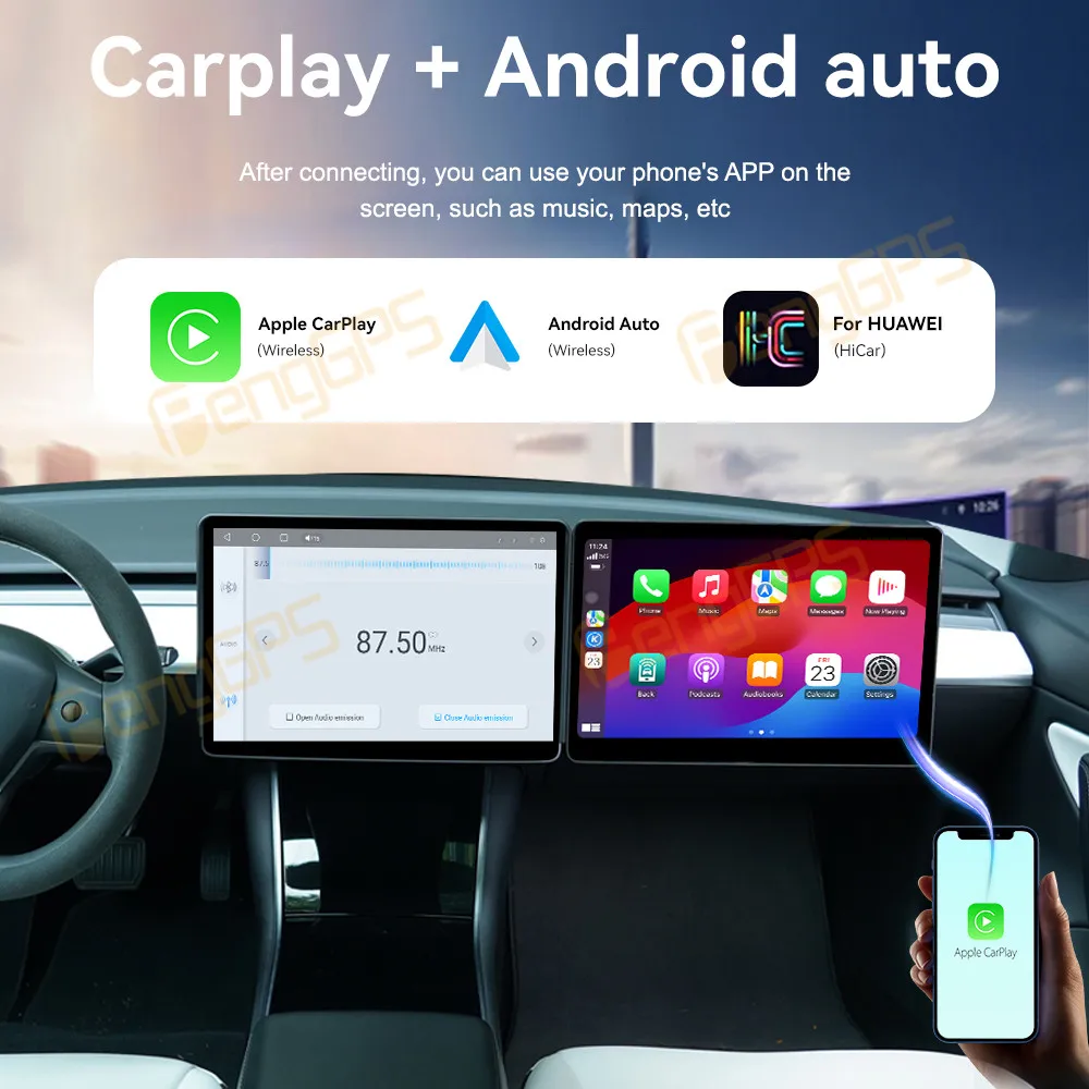 15.6 Inch Car Radio Hd Screen Android 13 System For Tesla Model 3 2019-2022/Model Y 2021-2024 GPS Navigation Player Head Unit
15.6 Inch Car Radio Hd Screen Android 13 System For Tesla Model 3 2019-2022/Model Y 2021-2024 GPS Navigation Player Head Unit