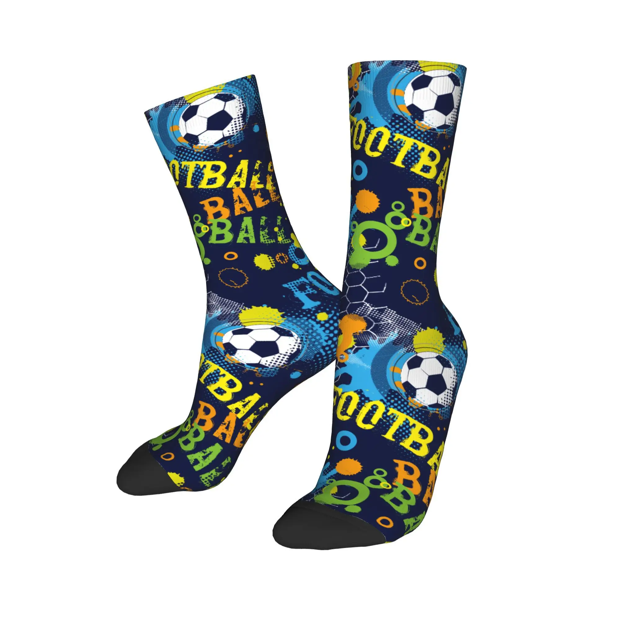Retro Cartoon Soccer Ball Football Soccer Socks Polyester Long Socks for Women Men Non-slip
Retro Cartoon Soccer Ball Football Soccer Socks Polyester Long Socks for Women Men Non-slip