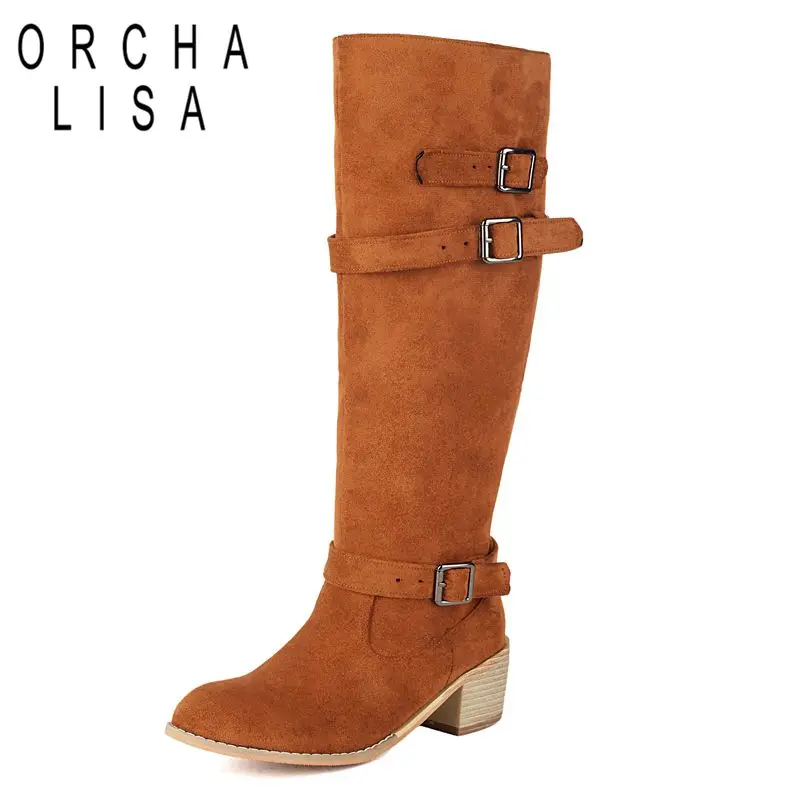 ORCHA LISA 2025 Ретро женские сапоги до колена с круглым носком на массивном каблуке 6 см без шнуровки с пряжками на ремне, большой размер 43 44 45 Повседневная повседневная обувь
ORCHA LISA 2025 Ретро женские сапоги до колена с круглым носком на массивном каблуке 6 см без шнуровки с пряжками на ремне, большой размер 43 44 45 Повседневная повседневная обувь