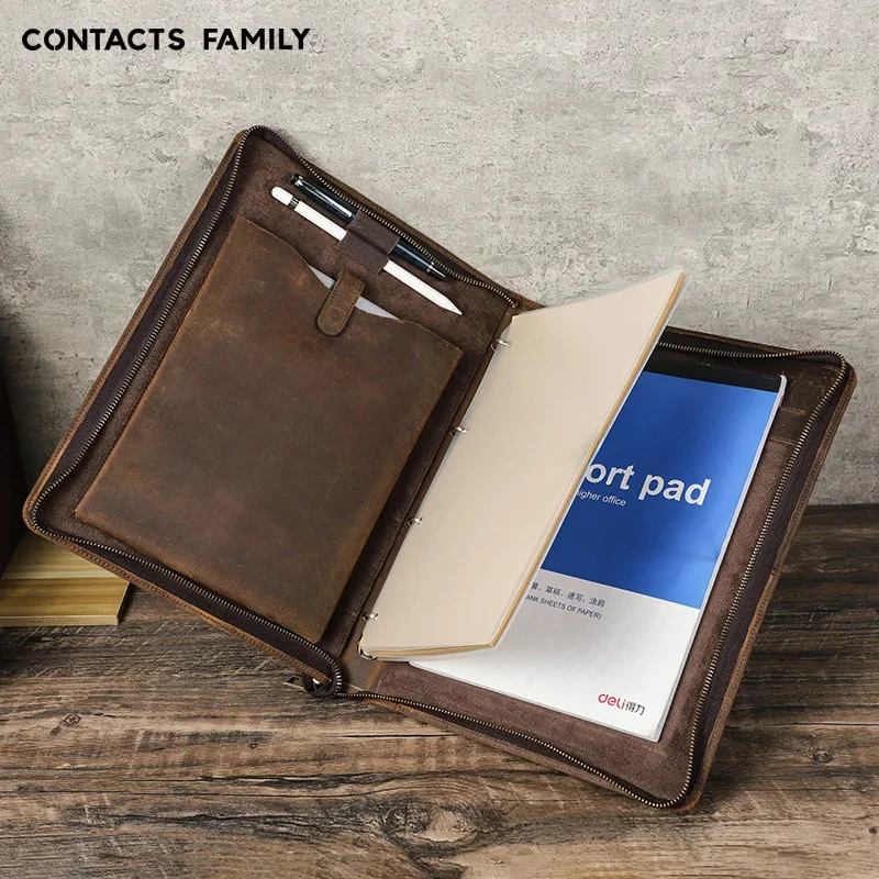 Luxury Retro Leather Notebook Cover Case A4 Notebook Book Cover with Pen Slot for IPad 11 Inch Office School Supplies Stationery
Luxury Retro Leather Notebook Cover Case A4 Notebook Book Cover with Pen Slot for IPad 11 Inch Office School Supplies Stationery
