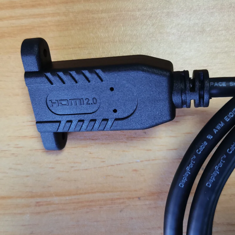 0.5M DP ACTIVE to HDMI Cable 4K 60Hz Male to Male DisplayPort to HDMI 2.0 Male Female Extension Cable HDMI panel mount with sc
0.5M DP ACTIVE to HDMI Cable 4K 60Hz Male to Male DisplayPort to HDMI 2.0 Male Female Extension Cable HDMI panel mount with sc