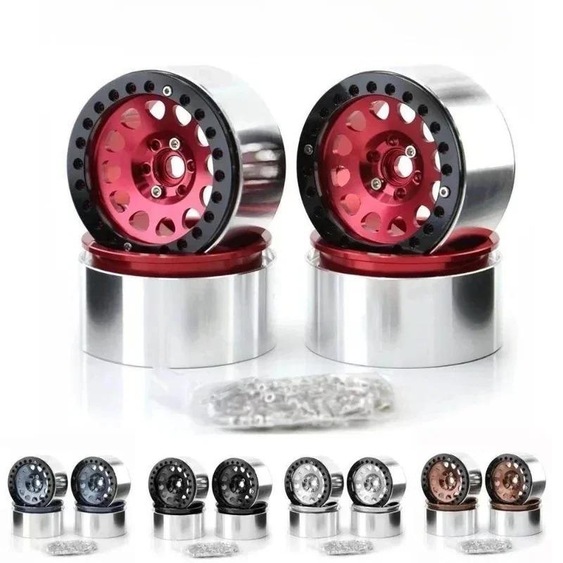 4Pcs CNC Aluminum Alloy 2.2 Beadlock Wheel Rim for 1/10 RC Crawler Car Axial SCX10 90046 AXI03007 TRX4 VS4-10 Redcat Gen8
4Pcs CNC Aluminum Alloy 2.2 Beadlock Wheel Rim for 1/10 RC Crawler Car Axial SCX10 90046 AXI03007 TRX4 VS4-10 Redcat Gen8