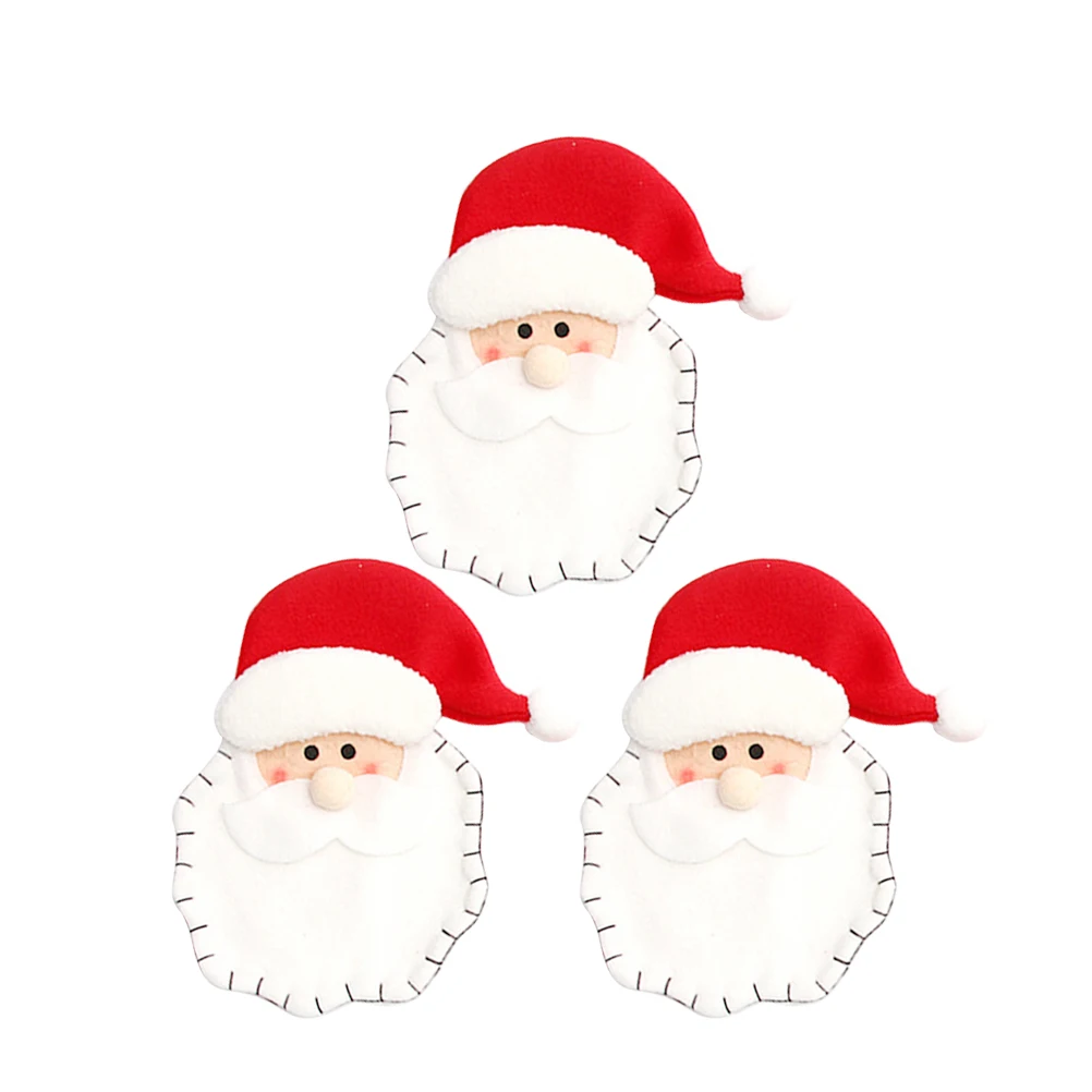 3pcs Christmas Tableware Cover Set Cloth Bag Santa Design Bright Supplies Holiday Decor Storage
3pcs Christmas Tableware Cover Set Cloth Bag Santa Design Bright Supplies Holiday Decor Storage