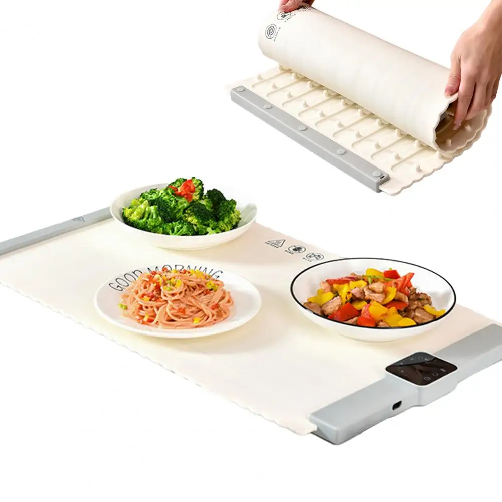 US Plug Rectangular Food Warmer Mat Silicone Electric Warming Tray Portable Food Warmer Board Food Warmer Pad Table Decoration
US Plug Rectangular Food Warmer Mat Silicone Electric Warming Tray Portable Food Warmer Board Food Warmer Pad Table Decoration