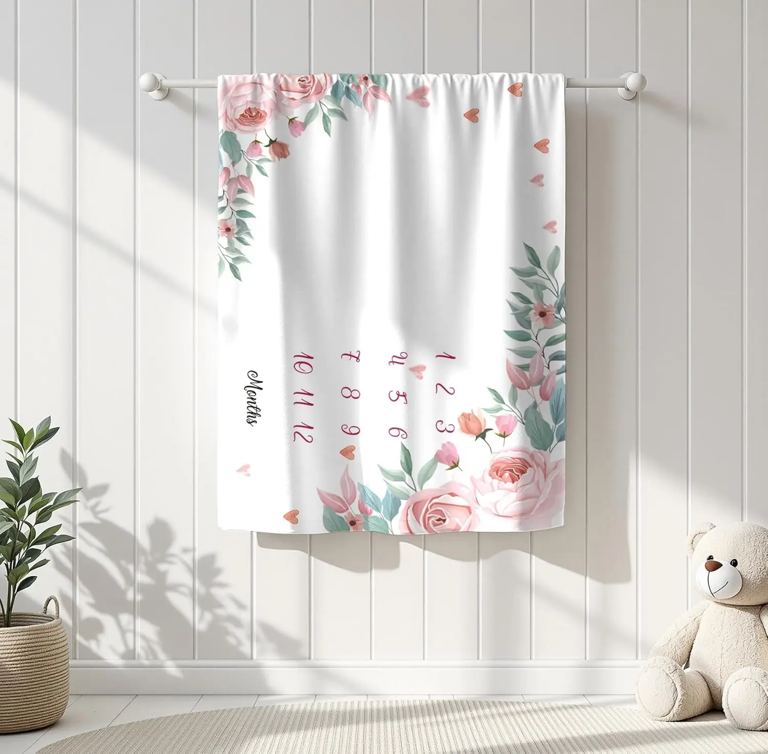 VIKAMA Baby Monthly Milestone Blanket, Newborn Photography Background Cloth, Baby Growth Blanket, Gift for First-Time Parents
VIKAMA Baby Monthly Milestone Blanket, Newborn Photography Background Cloth, Baby Growth Blanket, Gift for First-Time Parents