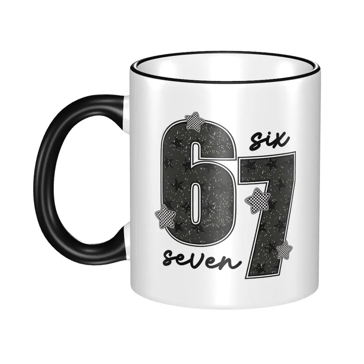 Six Seven 67 Meme Funny Saying Gift Mug for Friends Kawaii Tea Cup Christmas Present for Office
Six Seven 67 Meme Funny Saying Gift Mug for Friends Kawaii Tea Cup Christmas Present for Office