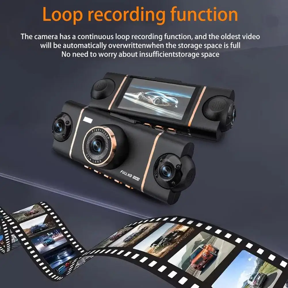 4-Channel Dashcam With 360° Panoramic View WiFi DVR 24-Hour Vision Black 1080P Night HD Box Monitoring Loop Recording Parki A9F5
4-Channel Dashcam With 360° Panoramic View WiFi DVR 24-Hour Vision Black 1080P Night HD Box Monitoring Loop Recording Parki A9F5