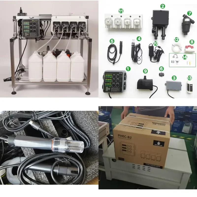SFW Certificate Greenhouse Hydroponics Equipment PH EC Test Pen Automatic Digital Nutrient Controller
SFW Certificate Greenhouse Hydroponics Equipment PH EC Test Pen Automatic Digital Nutrient Controller