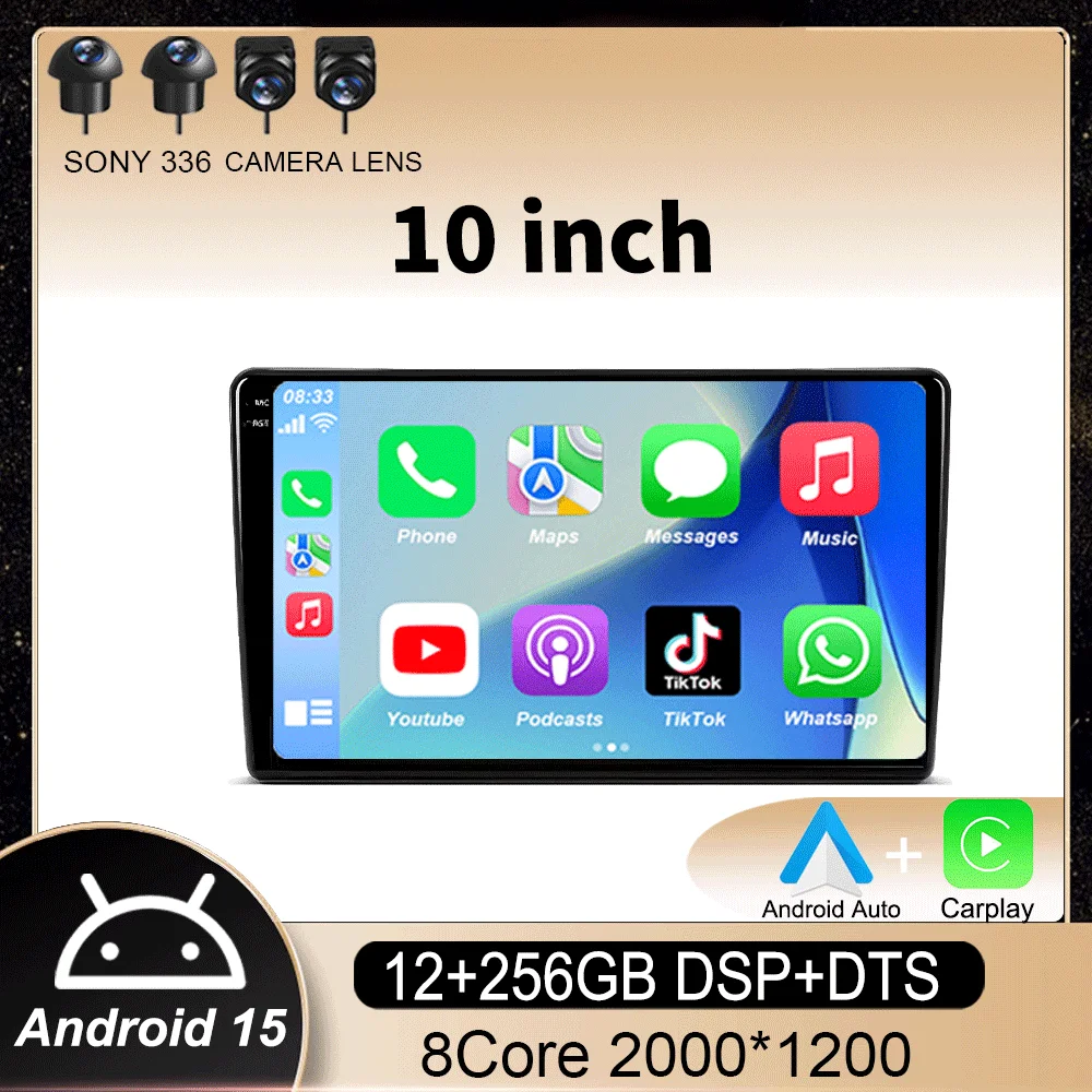 10-дюймовый Android 15 DTS 2000x1200 QLED экран «все в одном», универсальный автостерео GPS для Volkswagen Nissan Hyundai Kia Toyota Honda BT
10-дюймовый Android 15 DTS 2000x1200 QLED экран «все в одном», универсальный автостерео GPS для Volkswagen Nissan Hyundai Kia Toyota Honda BT