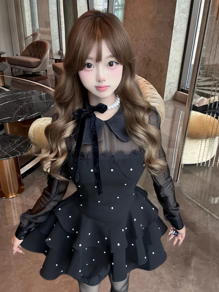 Hebe Sle Little Bla Dr Princ Skirt Polka Dot Puffy Birthday Skirt Autumn Winter New High Faion Sense Cake Skirt
Hebe Sle Little Bla Dr Princ Skirt Polka Dot Puffy Birthday Skirt Autumn Winter New High Faion Sense Cake Skirt