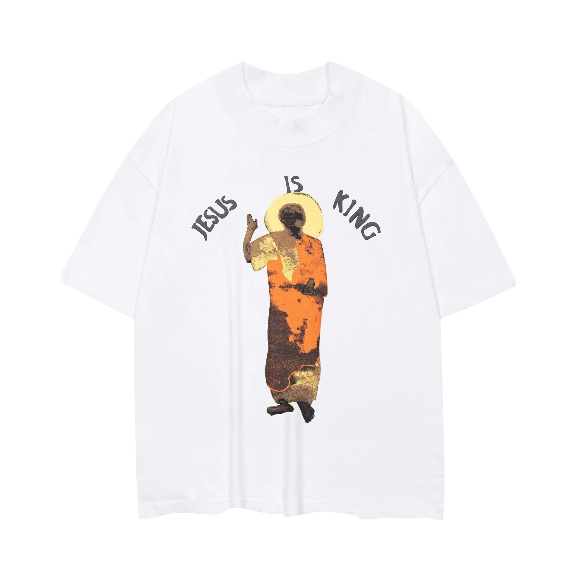 Kanye Cartoon Letter Printed High Street Casual Sports Short Sleeved Couple Style Pullover Half Sleeved Summer T-shirt
Kanye Cartoon Letter Printed High Street Casual Sports Short Sleeved Couple Style Pullover Half Sleeved Summer T-shirt