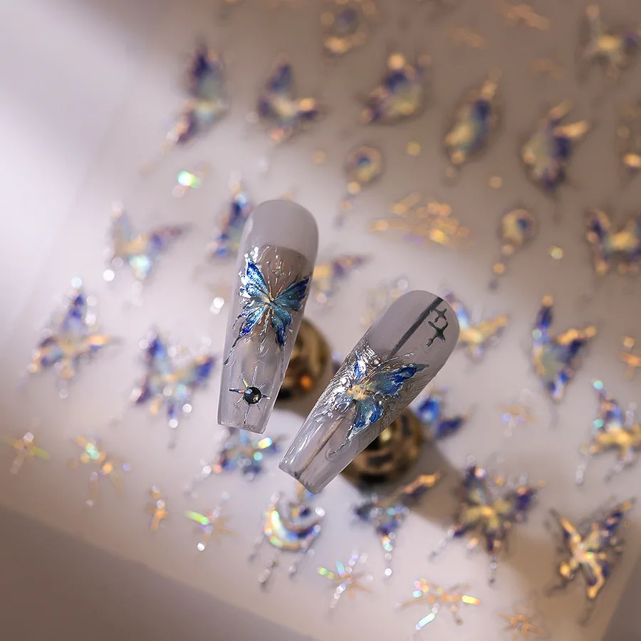 1pcs 3D Butterfly Nail Stickers Japanese Style Sparkling Shell Light Summer Nail Decals Nail Art Design Foil Manicure Decoration
1pcs 3D Butterfly Nail Stickers Japanese Style Sparkling Shell Light Summer Nail Decals Nail Art Design Foil Manicure Decoration
