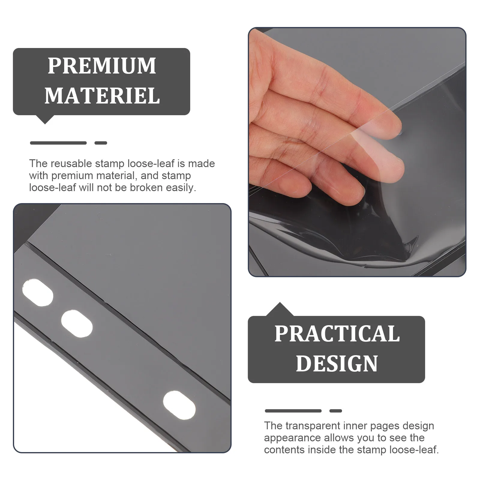 Stamp Collecting Supply Premium Loose-Leaf For Collectors Transparent Pages For Photo Postcard Storage Holder Durable
Stamp Collecting Supply Premium Loose-Leaf For Collectors Transparent Pages For Photo Postcard Storage Holder Durable