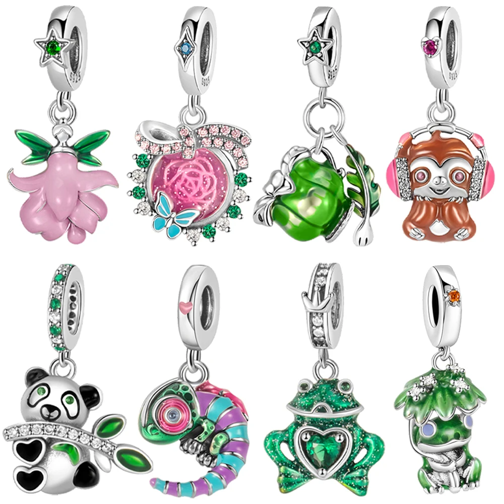 Spring Elf Flower Fairy Cute Sloth Chameleon Panda Frog Charm Fit Original Pan Bracelet DIY Animal Pendant Women Jewelry
Spring Elf Flower Fairy Cute Sloth Chameleon Panda Frog Charm Fit Original Pan Bracelet DIY Animal Pendant Women Jewelry