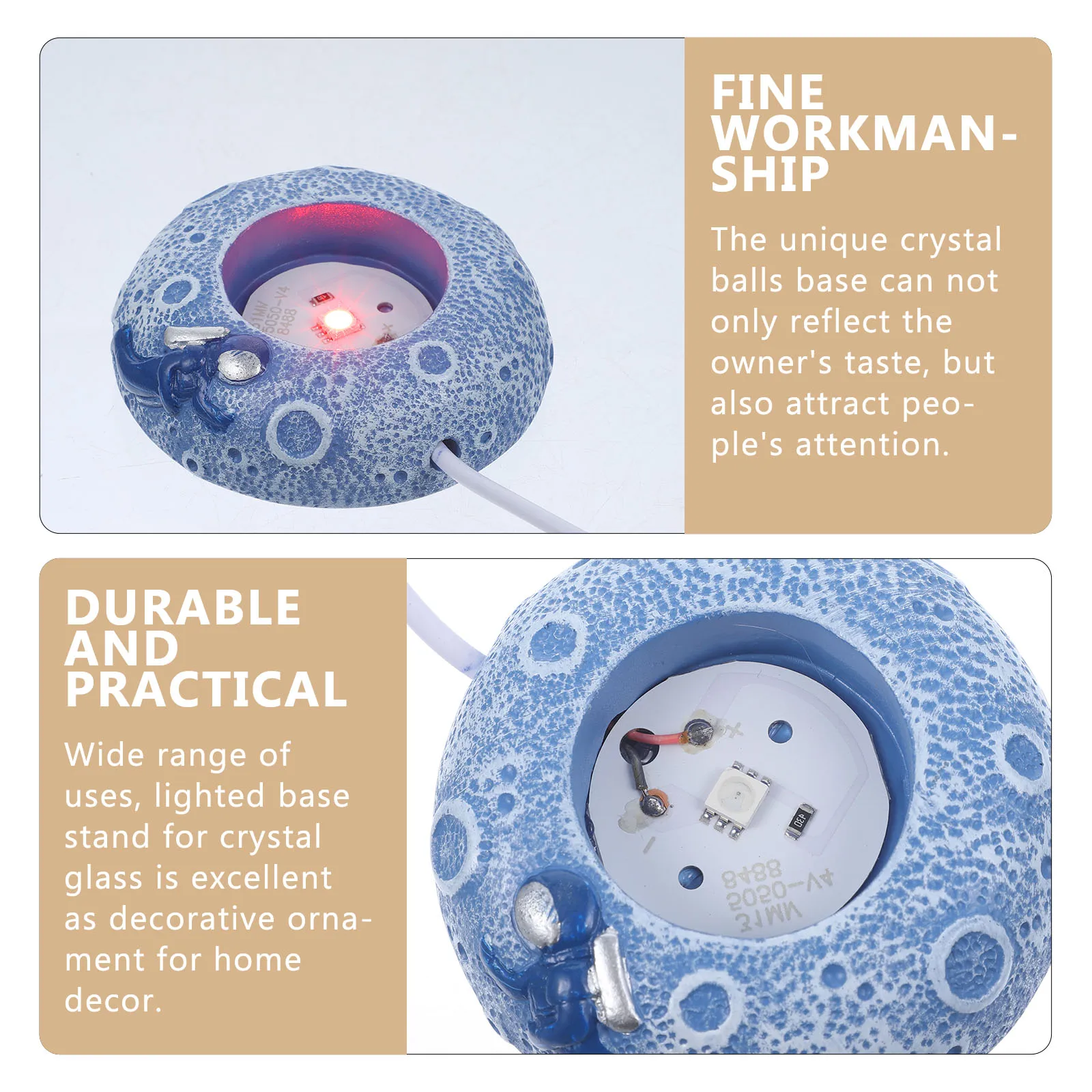 Crystal Ball Light White Small Sphere Lighted Base Stand For Crystal Glass Holder Led Base Stand for Glass Art USB Powered
Crystal Ball Light White Small Sphere Lighted Base Stand For Crystal Glass Holder Led Base Stand for Glass Art USB Powered