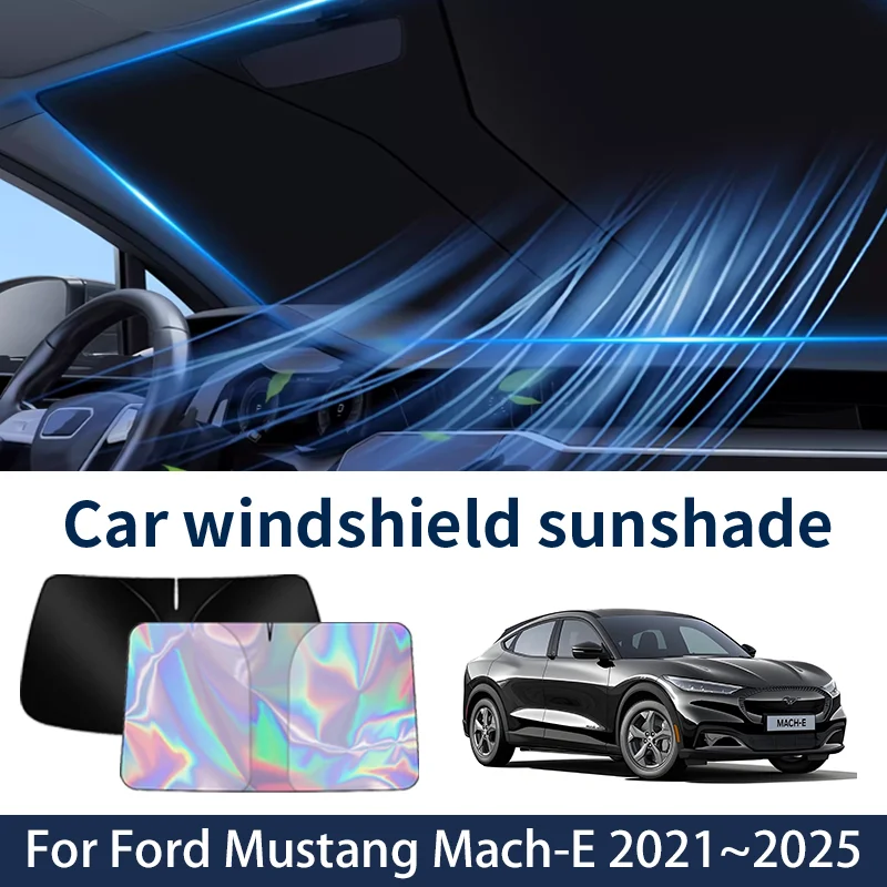 Front Windshield Sunshade For Ford Mustang Mach-E 2021~2025 2024 2023 Car Sun Visor Heat Insulation Summer Cooling Accessories
Front Windshield Sunshade For Ford Mustang Mach-E 2021~2025 2024 2023 Car Sun Visor Heat Insulation Summer Cooling Accessories