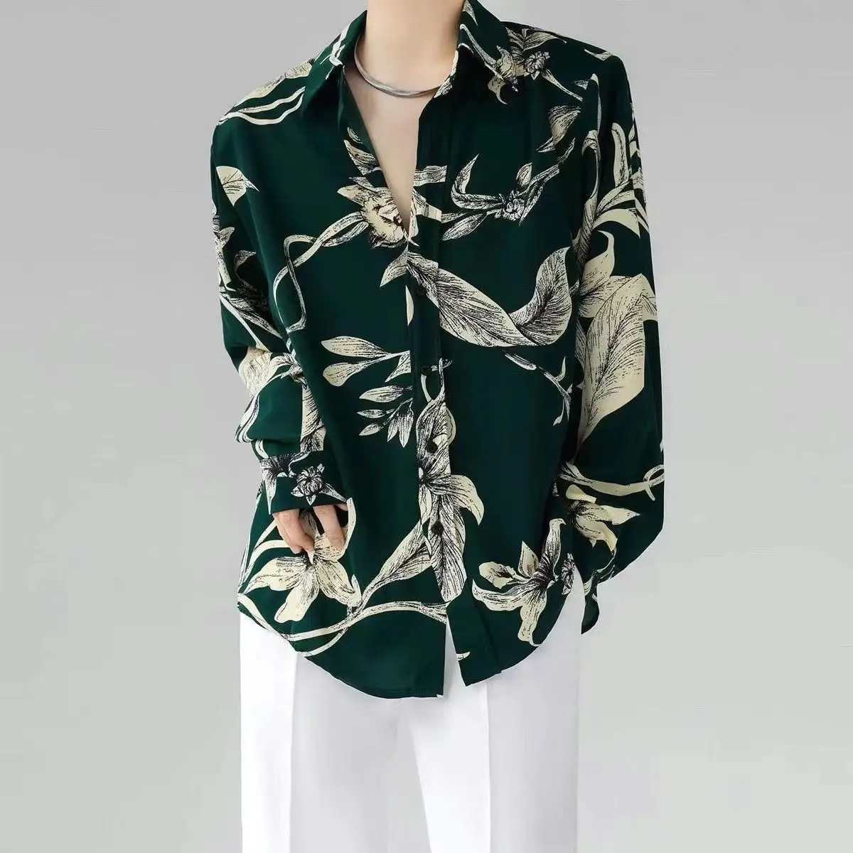 2024 Vintage Long Sleeve Men's Shirt Korean Style Outwear Blouse Stylish Wear Male Loose Fully Printed Hip Hop Tops Shirts P30
2024 Vintage Long Sleeve Men's Shirt Korean Style Outwear Blouse Stylish Wear Male Loose Fully Printed Hip Hop Tops Shirts P30