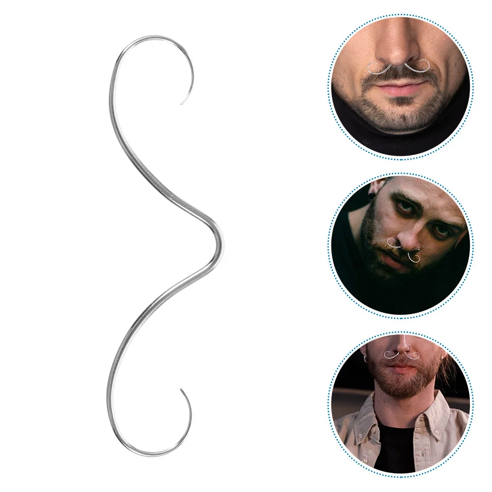 2pcs Stainless Steel Mustache Septum Jewelry for Men and Women Unique and Funny Nose Rings for Cool and Dainty Look
2pcs Stainless Steel Mustache Septum Jewelry for Men and Women Unique and Funny Nose Rings for Cool and Dainty Look