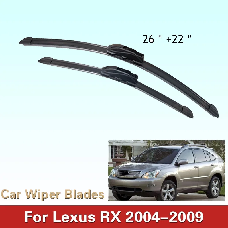Suitable for Lexus RX XU30 RX330 2004~2009 automotive windshield wipers, wiper blades, rubber wipers, automotive accessories
Suitable for Lexus RX XU30 RX330 2004~2009 automotive windshield wipers, wiper blades, rubber wipers, automotive accessories
