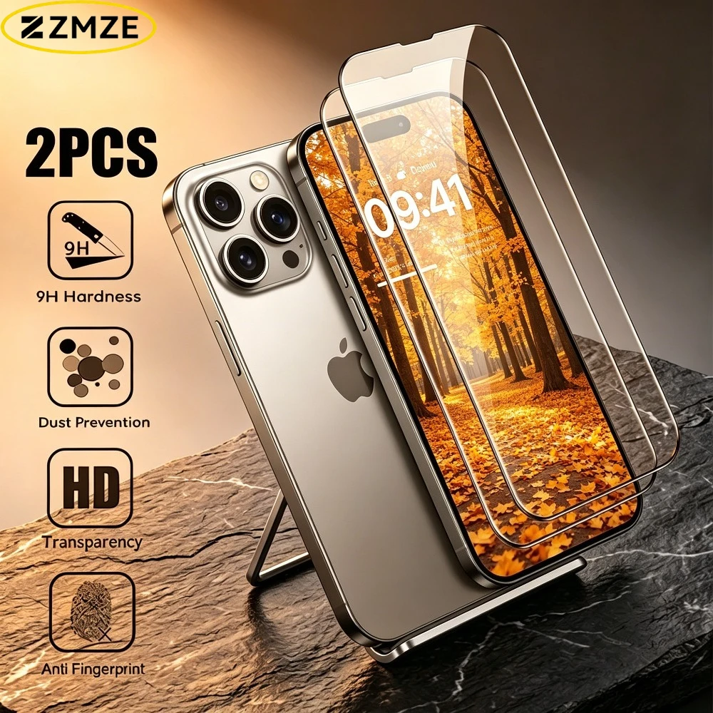 2 шт. высокопрозрачных защитных стекол для iPhone 17, 16, 15, 14 Pro Max, Air 17e, 16, 15 Plus, 13, 12, 11 Pro, Mini, устойчивых к царапинам, из закаленного стекла
2 шт. высокопрозрачных защитных стекол для iPhone 17, 16, 15, 14 Pro Max, Air 17e, 16, 15 Plus, 13, 12, 11 Pro, Mini, устойчивых к царапинам, из закаленного стекла