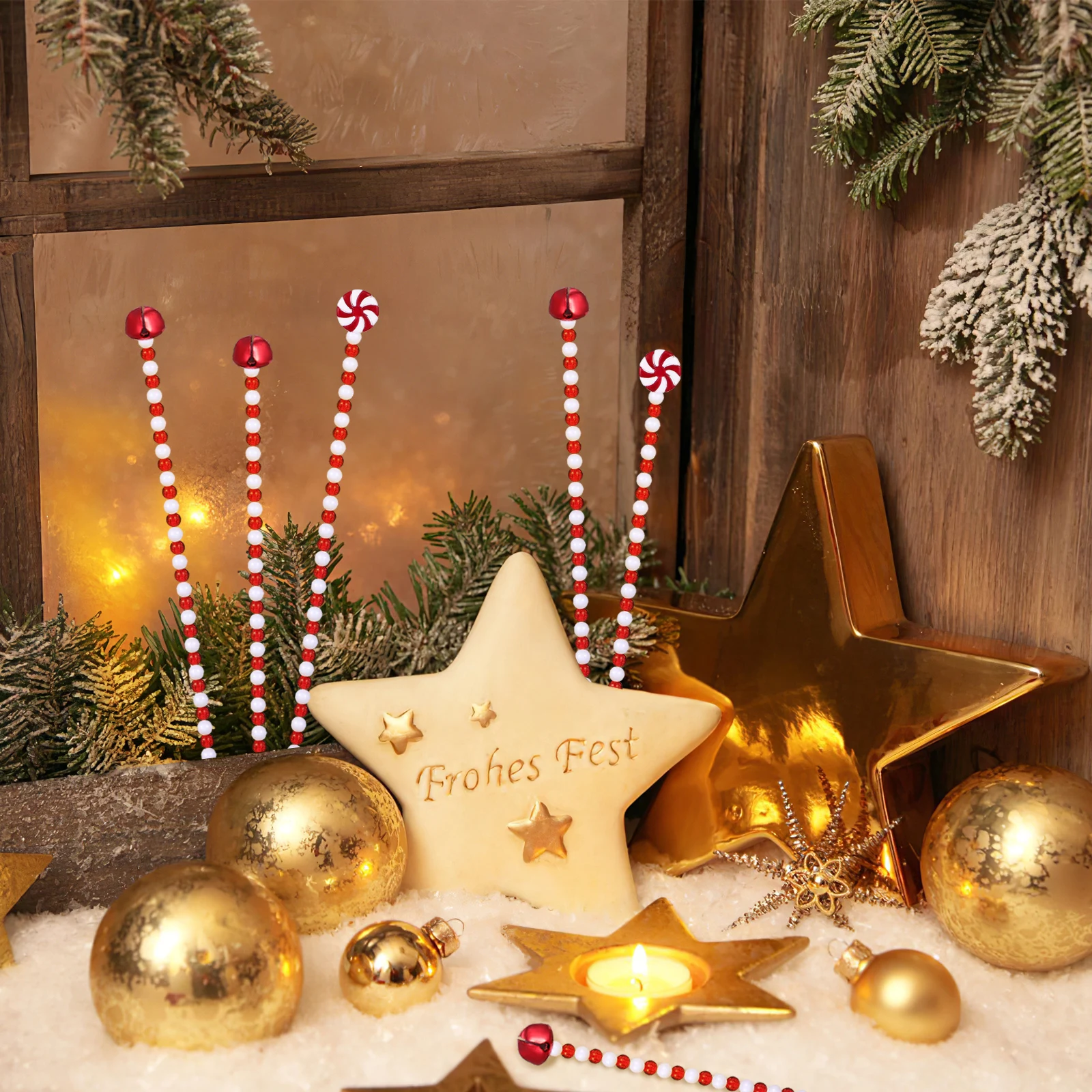 20 Pcs Christmas Candy Cane Decorations Ornaments for Tree Festive Home Decor Multi Functional Use
20 Pcs Christmas Candy Cane Decorations Ornaments for Tree Festive Home Decor Multi Functional Use