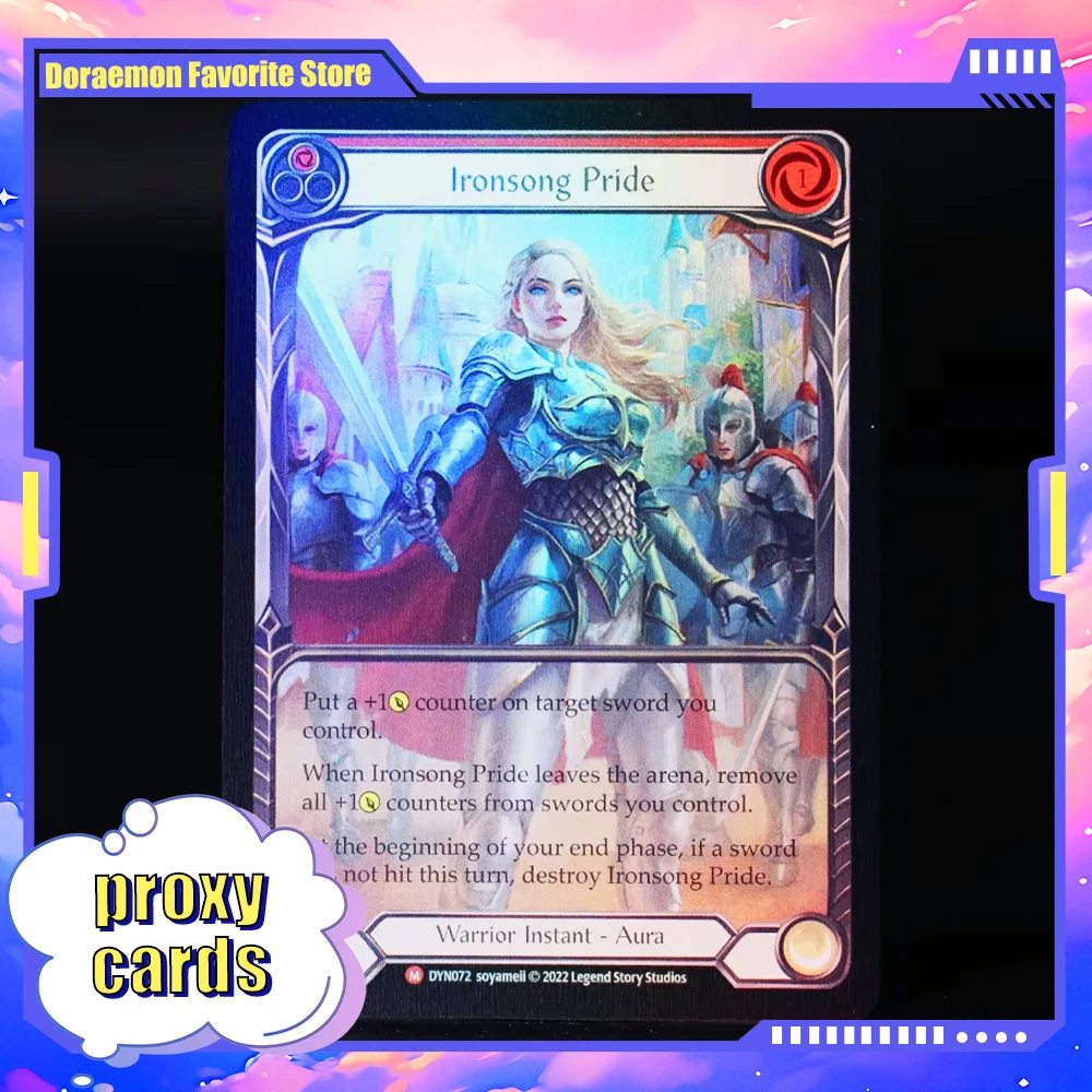 Прокси-карты Flesh and Blood FOIL Развлекательные игры FAB lronsong Pride lyslander Stormbind Mordred Tide Коллекционные карты Подарки
Прокси-карты Flesh and Blood FOIL Развлекательные игры FAB lronsong Pride lyslander Stormbind Mordred Tide Коллекционные карты Подарки