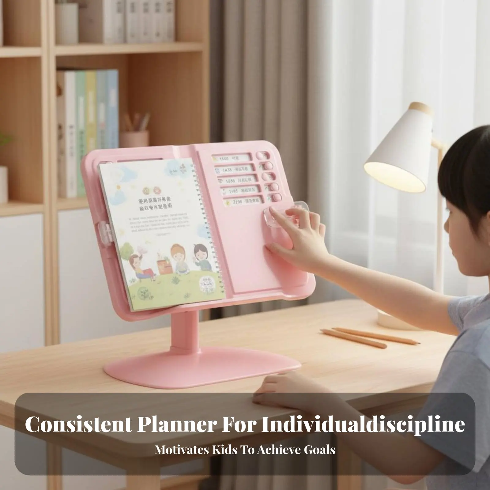 Children's Adjustable Book Stand, Multi-Functional Study Organizer, Discipline Card Schedule Holder
Children's Adjustable Book Stand, Multi-Functional Study Organizer, Discipline Card Schedule Holder