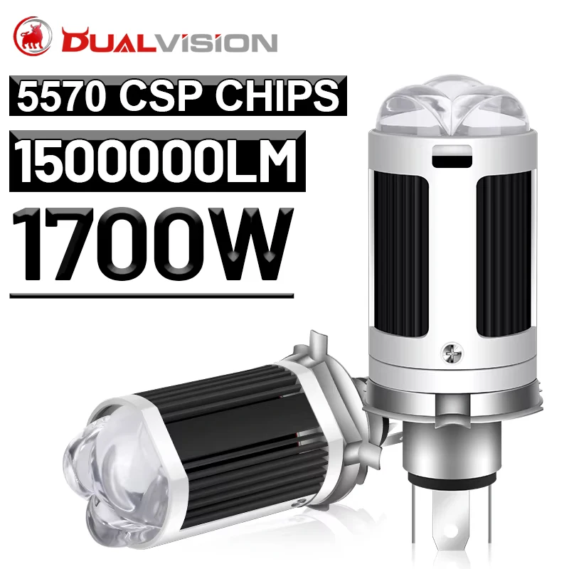 1700W H4 LED Projector Lens 1500000LM Car Headlight Bulb Bi LED Mini Projector Lenses H4 Headlamp High Low Beam LED H4 Car Motor
1700W H4 LED Projector Lens 1500000LM Car Headlight Bulb Bi LED Mini Projector Lenses H4 Headlamp High Low Beam LED H4 Car Motor