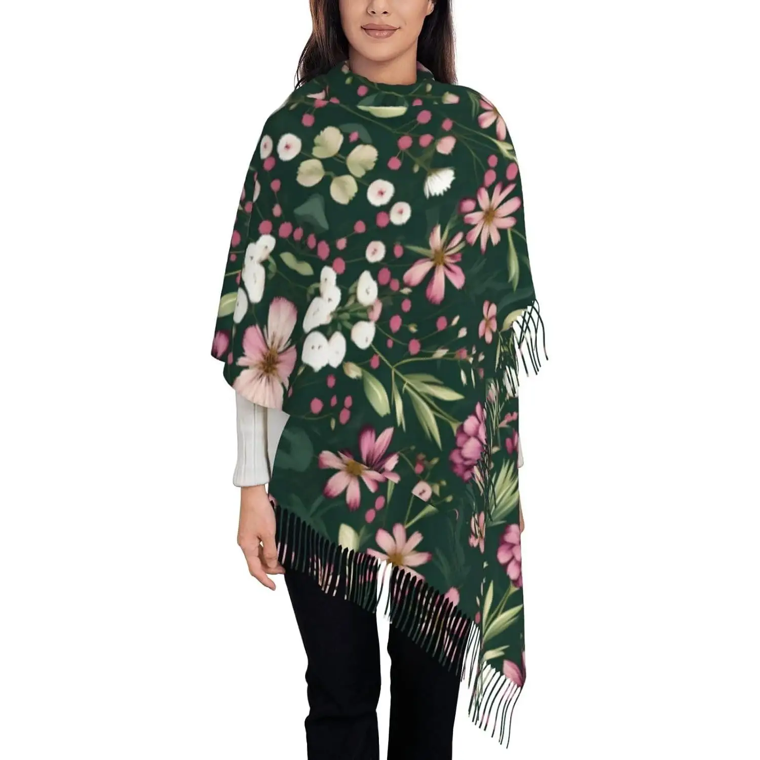 Шарф с кисточками и принтом, большой толстый шарф, мягкие шарфы, идеальный осенне-зимний шарф, шаль для подарка, женский весенне-осенний зимний шарф
Шарф с кисточками и принтом, большой толстый шарф, мягкие шарфы, идеальный осенне-зимний шарф, шаль для подарка, женский весенне-осенний зимний шарф