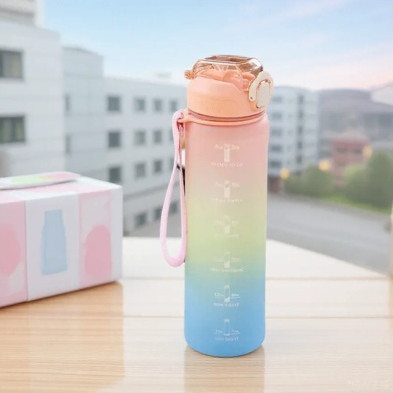 1L Sports Water Bottle With Time Marker Outdoor Camping Drinkware Portable Water Bottle for Sport Fitnes Water Bottles Leak-proo
1L Sports Water Bottle With Time Marker Outdoor Camping Drinkware Portable Water Bottle for Sport Fitnes Water Bottles Leak-proo