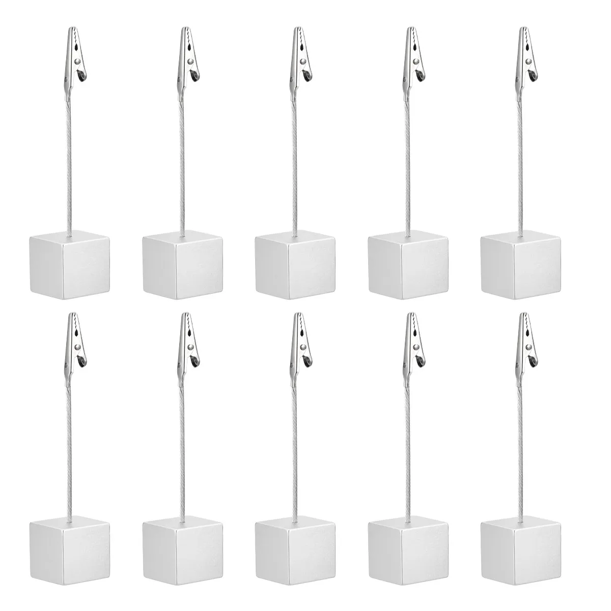 10Pcs Base Memo Holder Clip Resin and Stainless Steel Desktop Document Organizer for Office Home Restaurant
10Pcs Base Memo Holder Clip Resin and Stainless Steel Desktop Document Organizer for Office Home Restaurant
