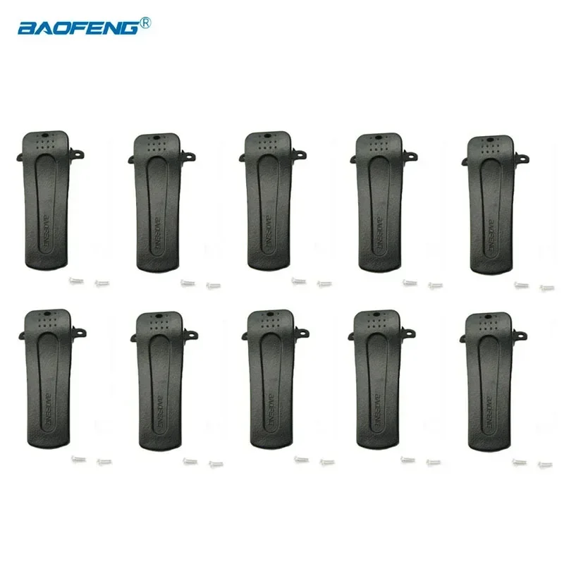 Lot 10PCS Baofeng Two Way Radio Belt Clip Clamps with Screws For Retevis H777 BaoFeng BF-666S BF-777S BF-888S Walkie Talkie
Lot 10PCS Baofeng Two Way Radio Belt Clip Clamps with Screws For Retevis H777 BaoFeng BF-666S BF-777S BF-888S Walkie Talkie