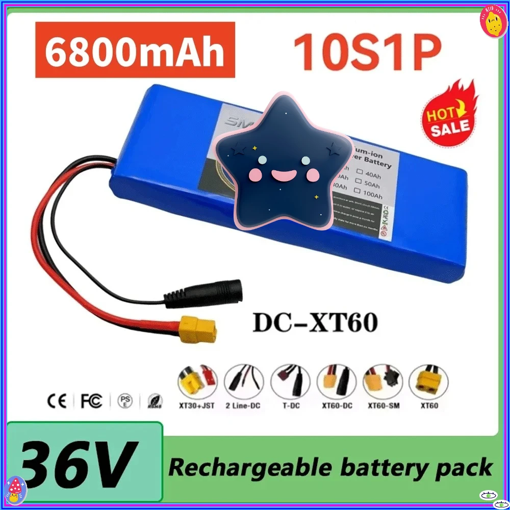 36V 6800mAh Rechargeable Batteries 10S1P Battery Pack 18650 Lithium Li-ion Electric Car Bicycle Scooter 15A BMS 500W
36V 6800mAh Rechargeable Batteries 10S1P Battery Pack 18650 Lithium Li-ion Electric Car Bicycle Scooter 15A BMS 500W