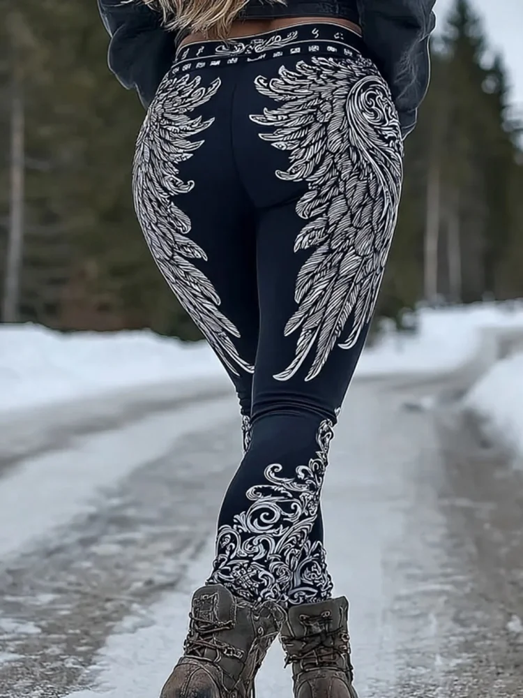 Angel's Wings Print Leggings Women Workout Fitness Sexy Legging Slim Pants High Waist Tights Comfortable Casual Sports Leggins
Angel's Wings Print Leggings Women Workout Fitness Sexy Legging Slim Pants High Waist Tights Comfortable Casual Sports Leggins
