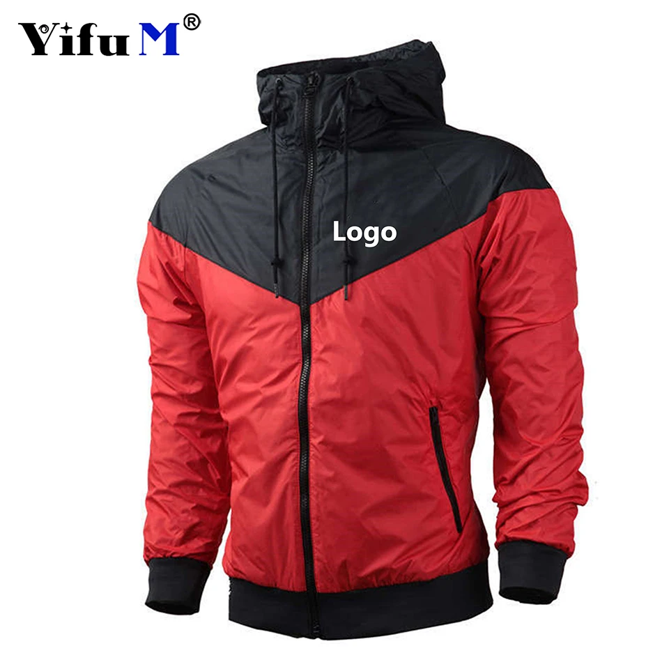 Men's Jackets Waterproof Custom DIY Logo Hoode Wind Breaker Casual Coat Male Print Patchwork Clothing Autumn Jackets Wholesale
Men's Jackets Waterproof Custom DIY Logo Hoode Wind Breaker Casual Coat Male Print Patchwork Clothing Autumn Jackets Wholesale
