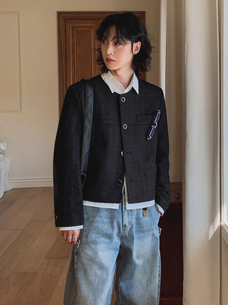 TANGZ Studio Men's ort Loose Fit round Ne Jaet Korean Sle Commute Faion Old Money Sle Clothing
TANGZ Studio Men's ort Loose Fit round Ne Jaet Korean Sle Commute Faion Old Money Sle Clothing